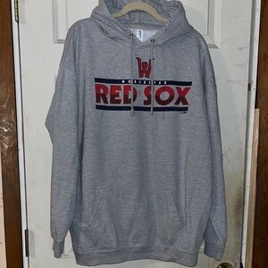 Gray Red Sox Hoodie by [Brand]